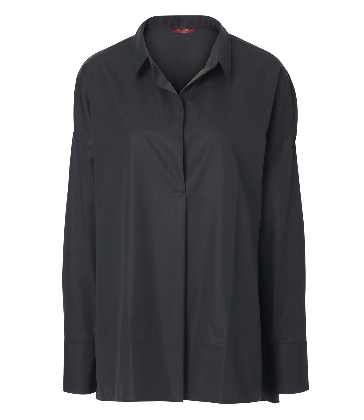 Jean Maroe - Bluse aus Baumwolle in schwarz